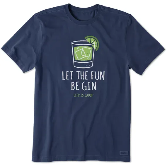 Men's Let the Fun Be Gin Short Sleeve  Tee