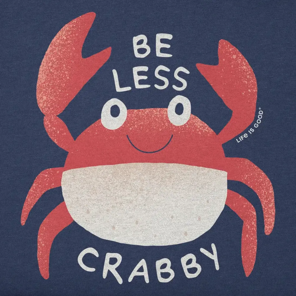 Women's Be Less Crabby Crab Short Sleeve Vee