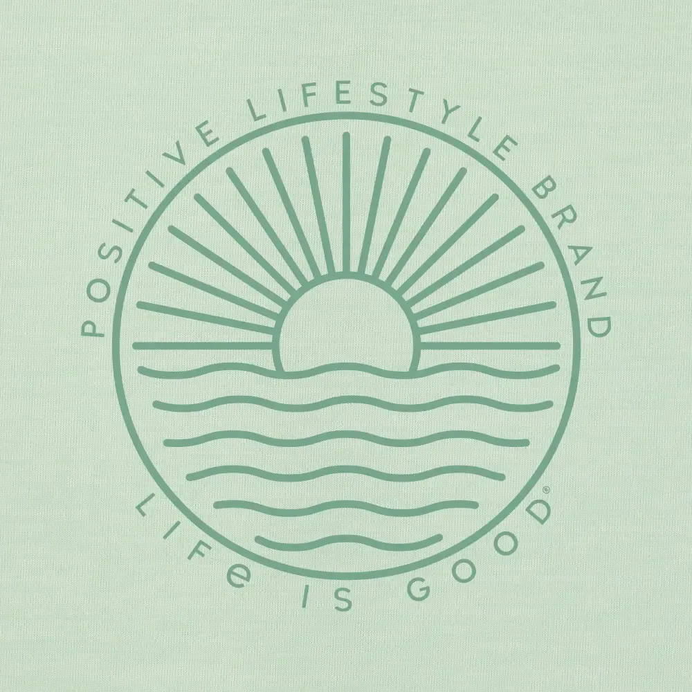 Women's Positive Lifestyle Sun & Waves Sun Crusher Tank