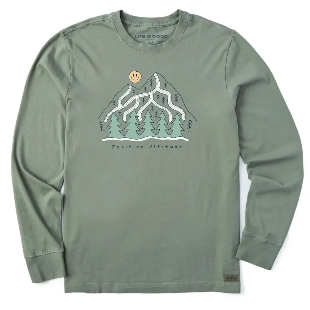 Men's Positive Altitude Mountain Long Sleeve Crusher Tee