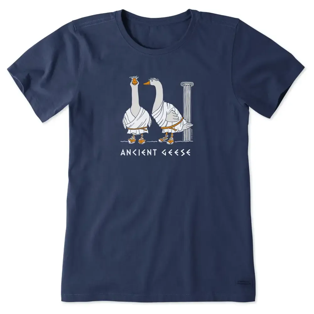 Women's Ancient Geece Short Sleeve Crusher Tee