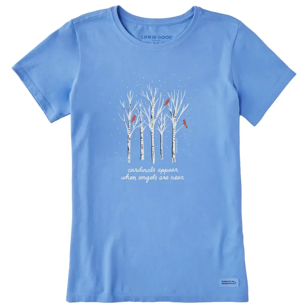 Women's Cardinals Appear Birch Trees Short Sleeve Crusher Tee
