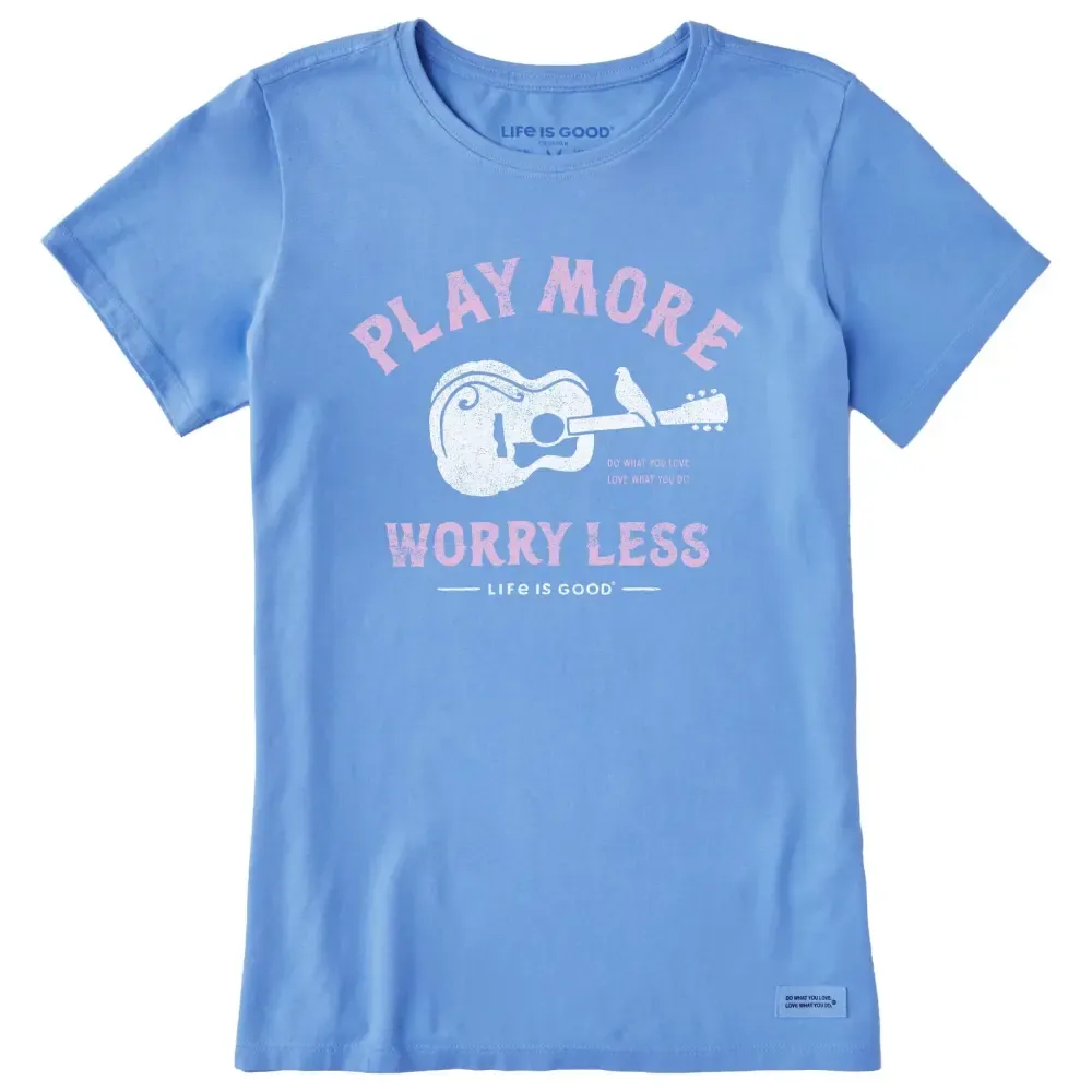 Women's Guitar Play More Short Sleeve Tee