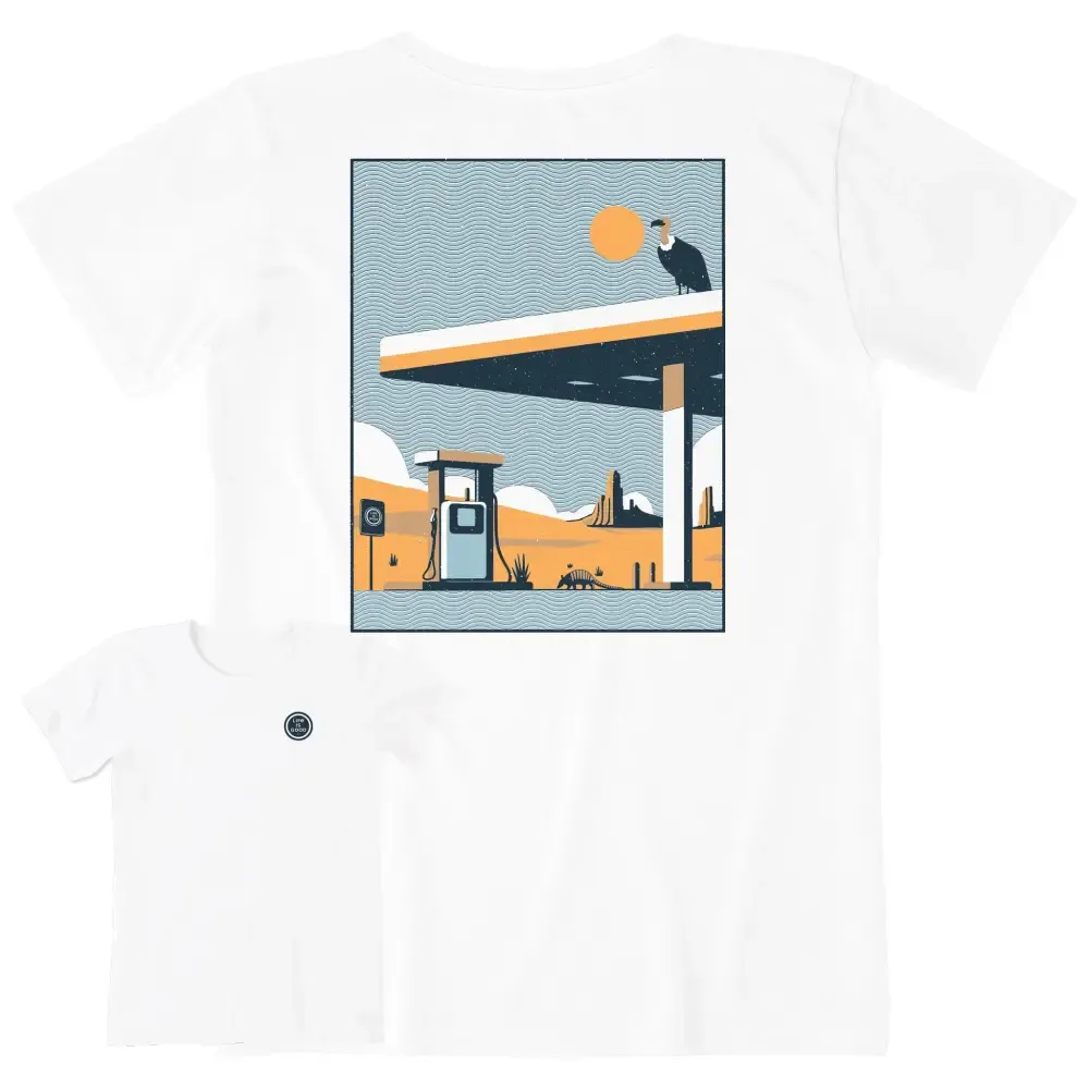 Women's Lonely Gas Station Short Sleeve Tee
