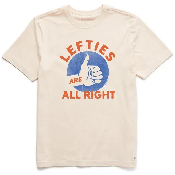 Men's Lefties are All Right  Crusher Tee