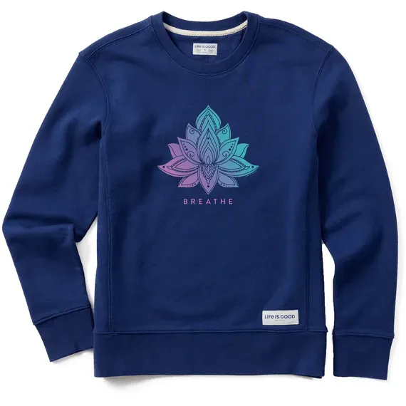 Women's Lotus Breathe Simply True Fleece Crew
