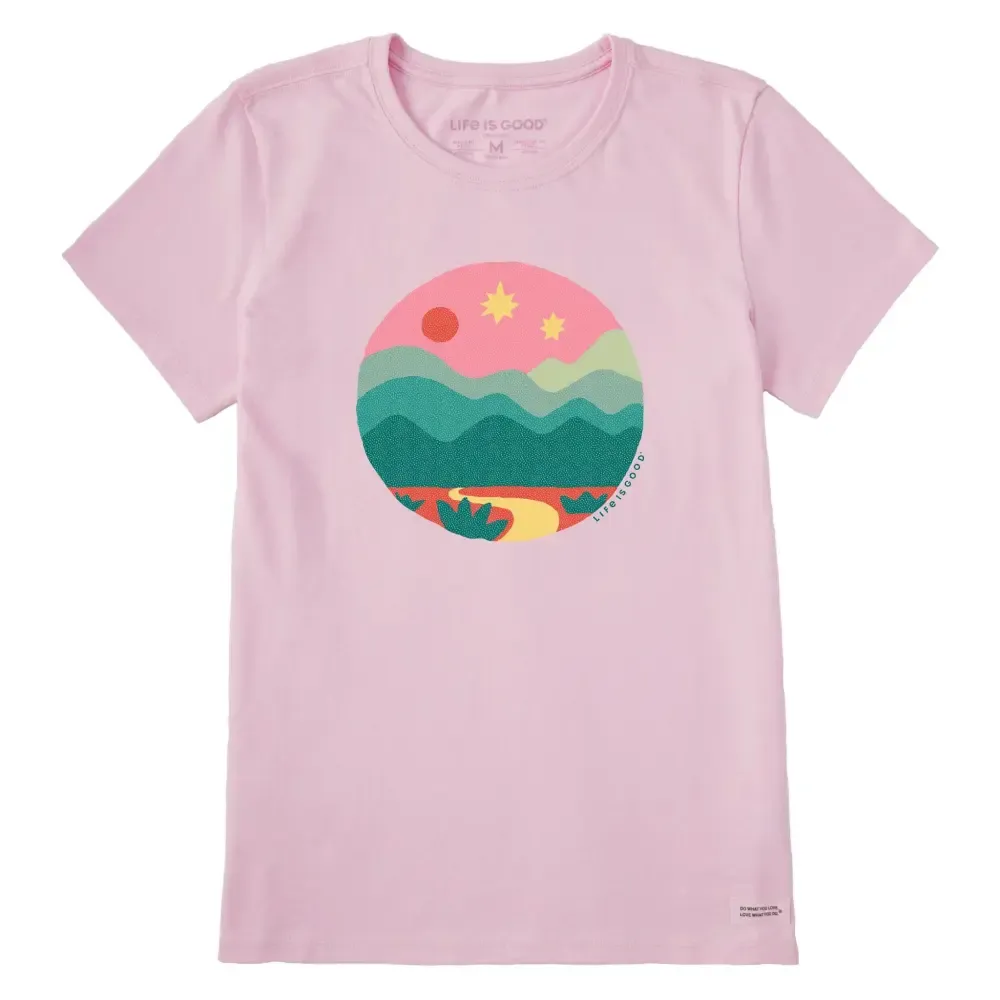 Women's Little Mountain Scene Short Sleeve Tee