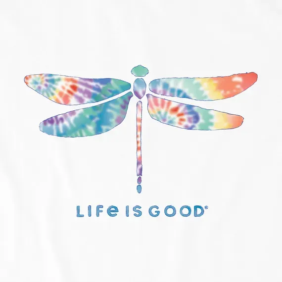 Women's Tie Dye Dragonfly Simply True Fleece Hoodie