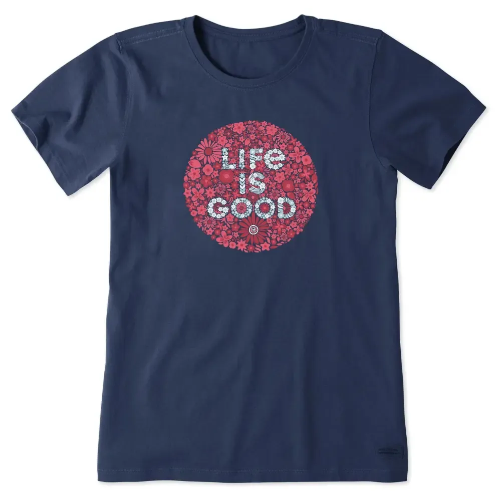 Women's Flower LIG Short Sleeve Tee