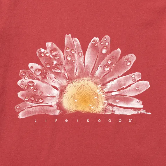 Women's Watercolor Daisy  Crusher Vee
