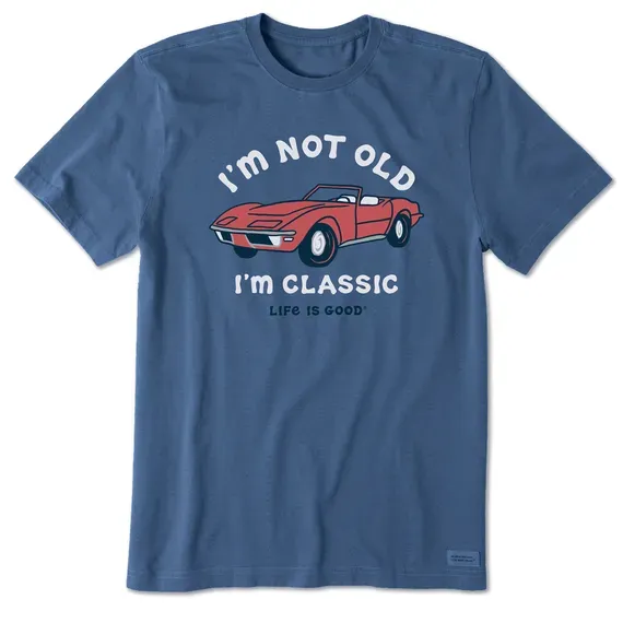 Men's I'm Not Old Sports Car Short Sleeve  Tee