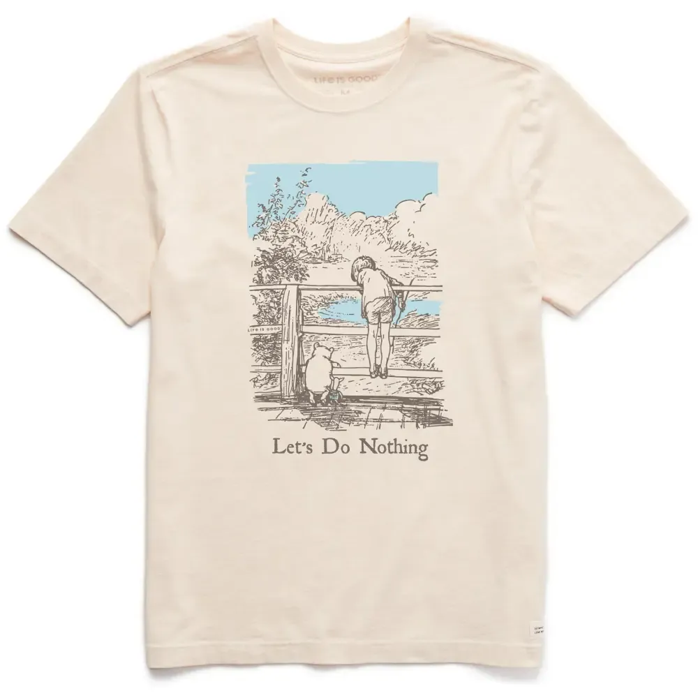 Men's Let's Do Nothing Winnie Short Sleeve Crusher Tee