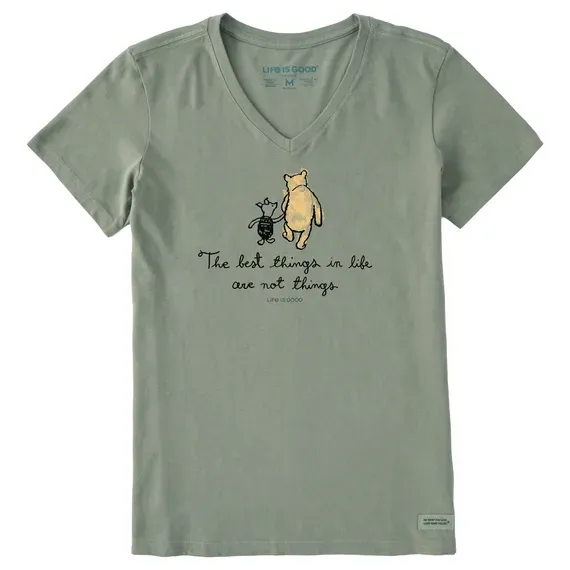 Women's Winnie Best Things Short Sleeve  Vee