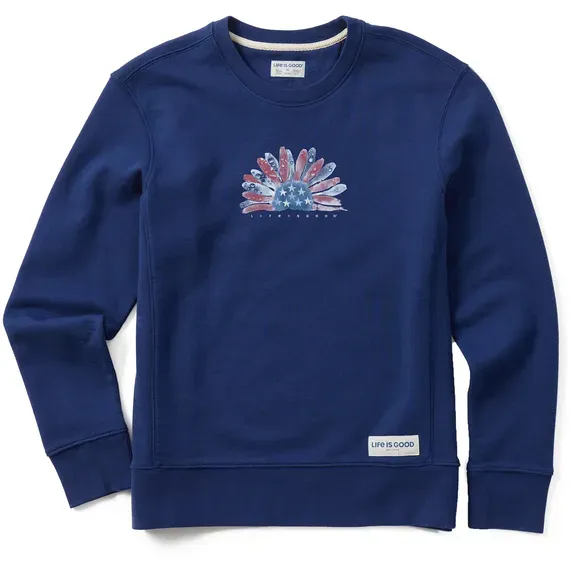 Women's USA Daisy Simply True Crew