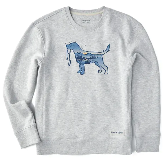 Women's Macro Micro Dogscape Simply True Crew