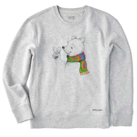 Women's Peaceful Winnie Simply True Fleece Crew