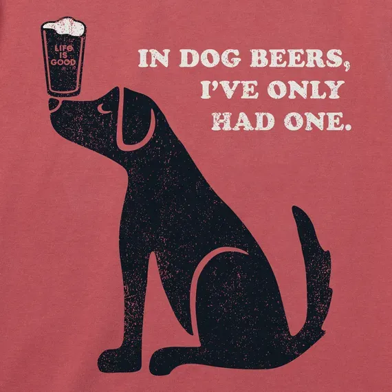 Men's Dog Beers  Crusher Tee