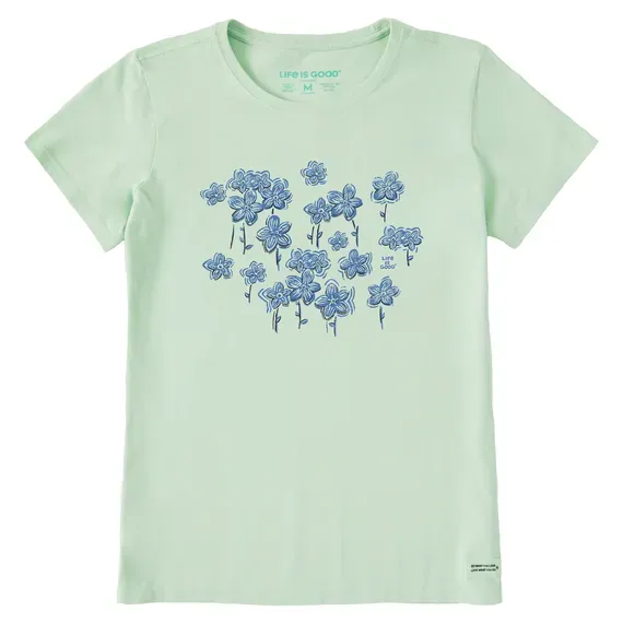 Women's Forget Me Nots Short Sleeve  Tee