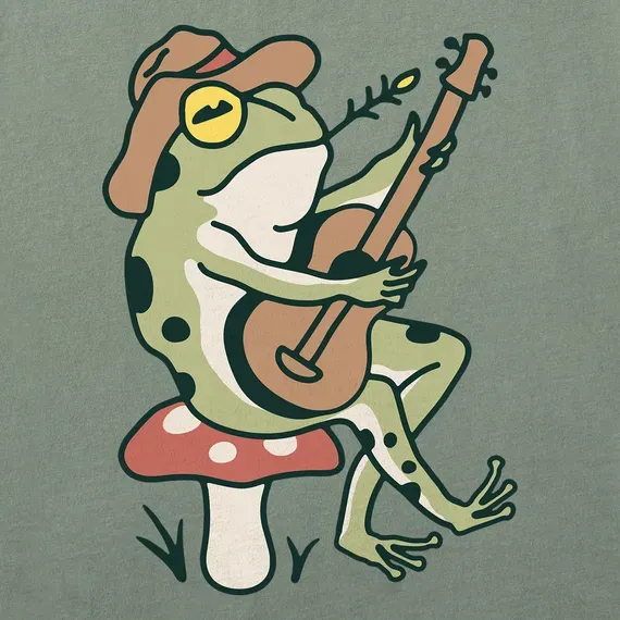 Men's Frog Guitar Crusher Tee