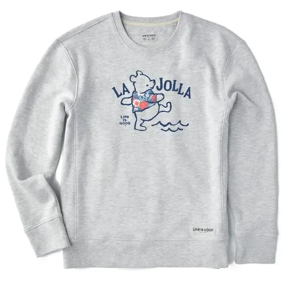Women's Tie Dye Winnie La Jolla Simply True Fleece Crew
