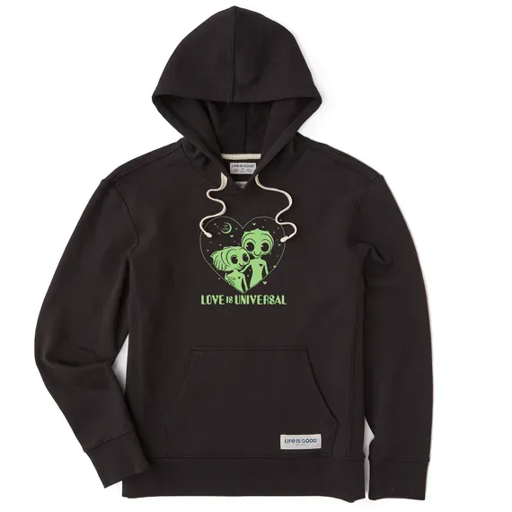 Women's Love is Universal Aliens Simply True Fleece Hoodie