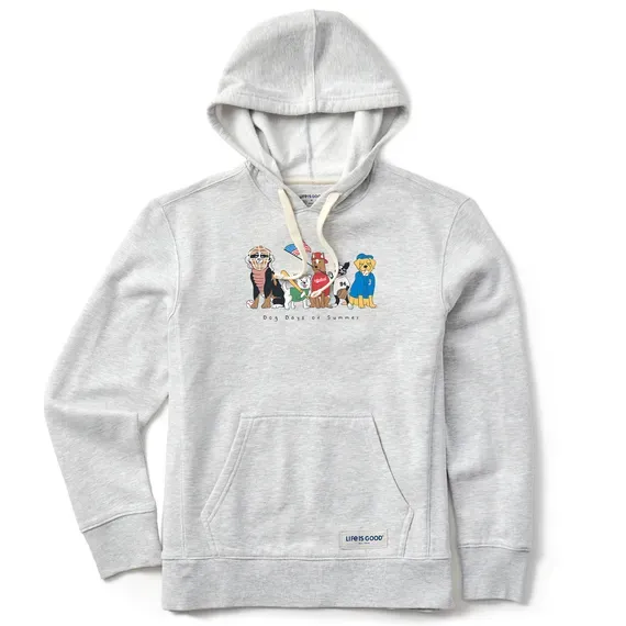 Women's Dog Days of Summer Baseball Simply True Fleece Hoodie