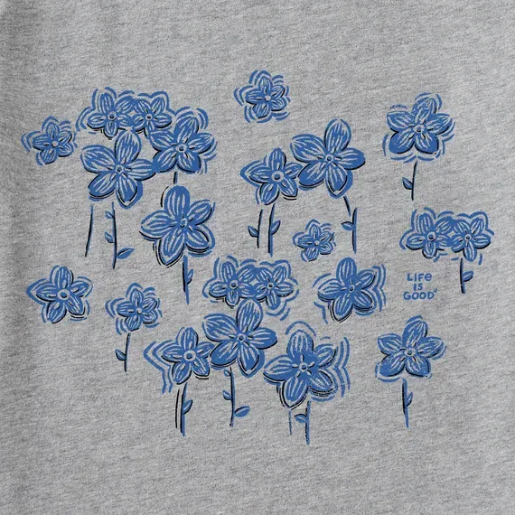 Women's Forget Me Nots  Crusher Vee