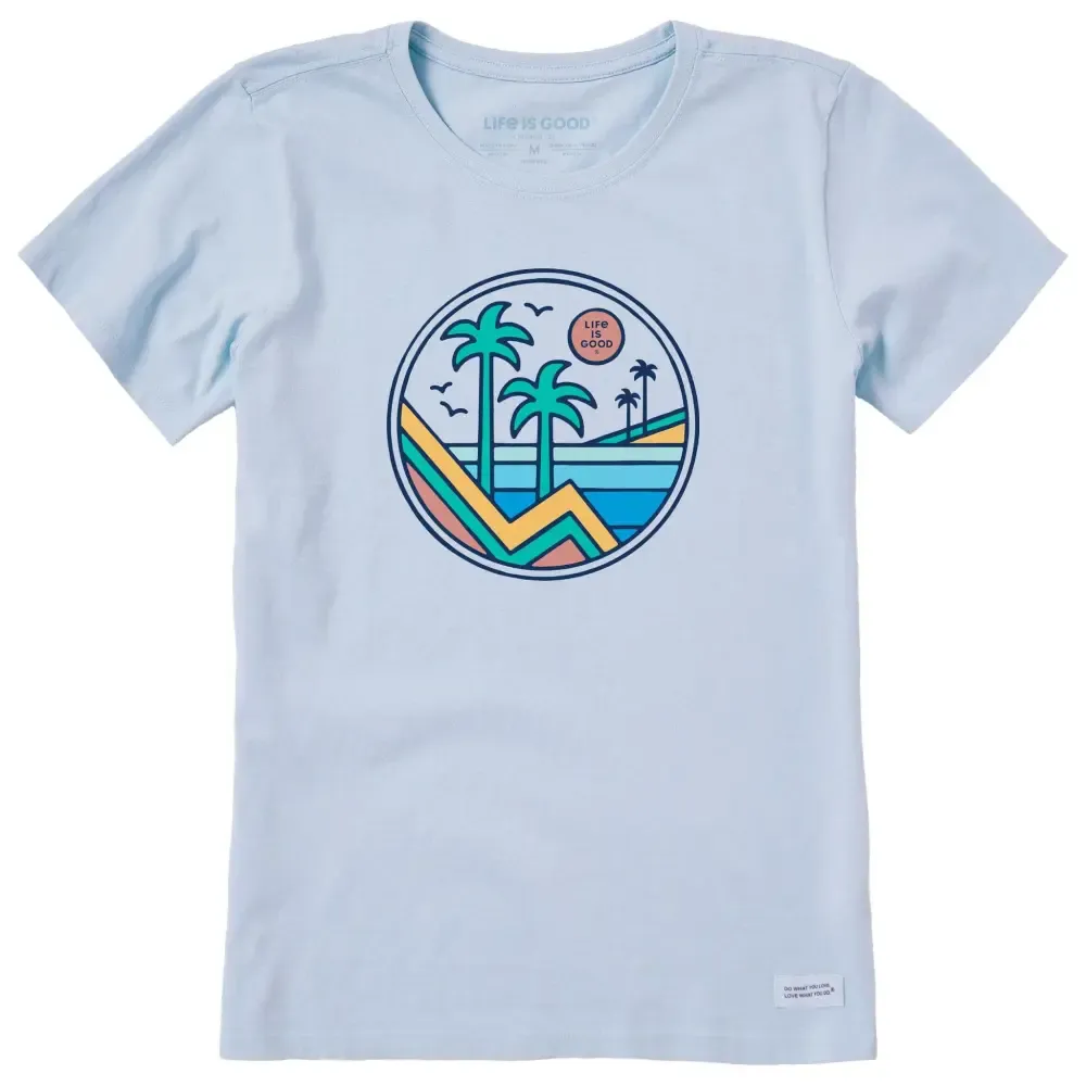 Women's Palms Sun and Water Short Sleeve Crusher Tee