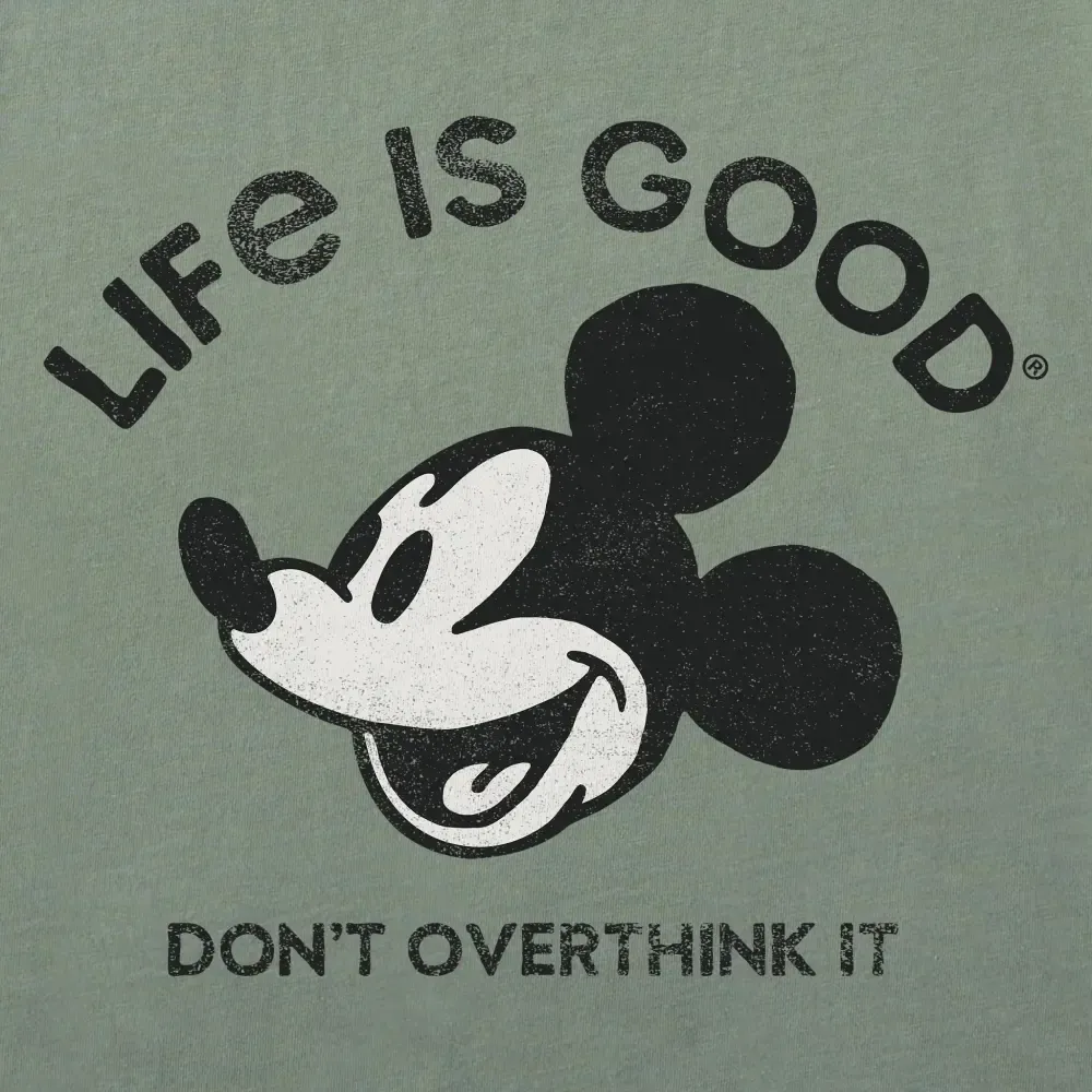 Men's Steamboat Willie Don't Overthink Short Sleeve Tee