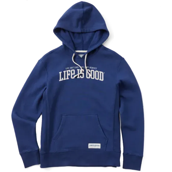 Women's Branded Athletic Life Isnt Easy Simply True Fleece Hoodie