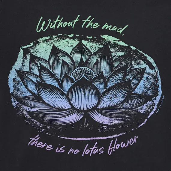 Women's No Mud No Flower Simply True Fleece Crew