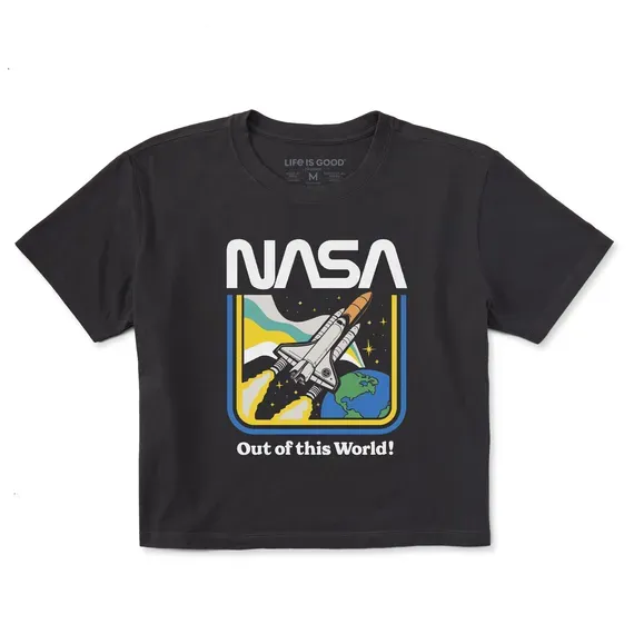 Women's NASA Out of this World  Crusher Boxy Tee