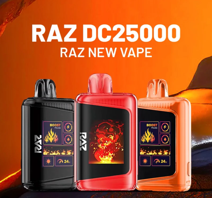 RAZ Vape DC25000 products shows lots of powerful functions, offering consumers lots of experience elevation.