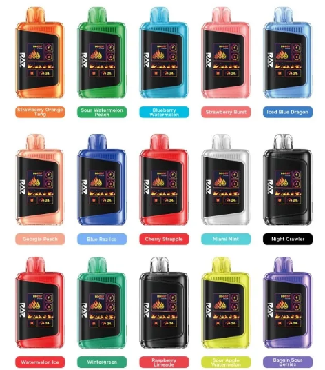 RAZ Vape DC25000 products shows lots of flavors，offering  lots of choices.