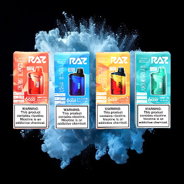 RAZ Vape CA6000 products shows flavors tasty.