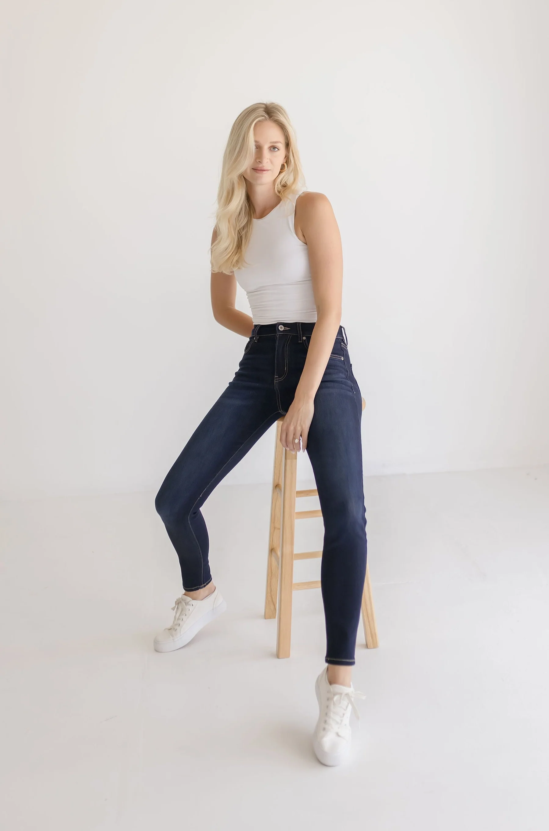 Darcy High Rise Skinny Jeans Dark Wash