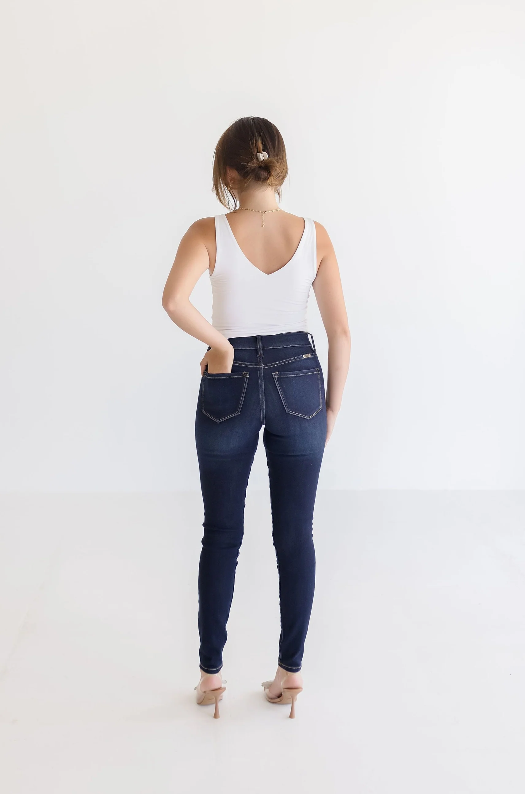 Darcy High Rise Skinny Jeans Dark Wash