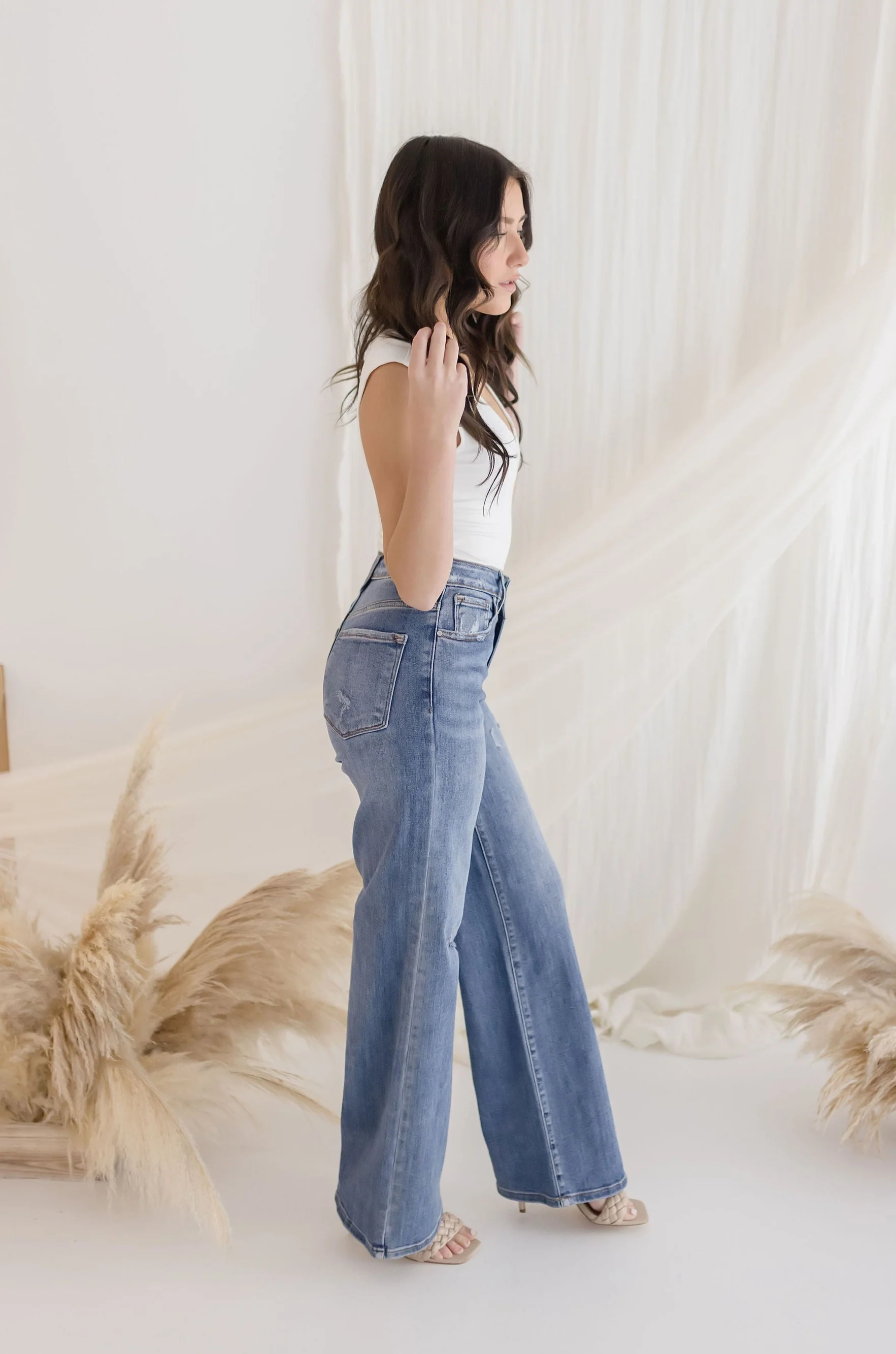 Jeanette Sleeveless Bodysuit White