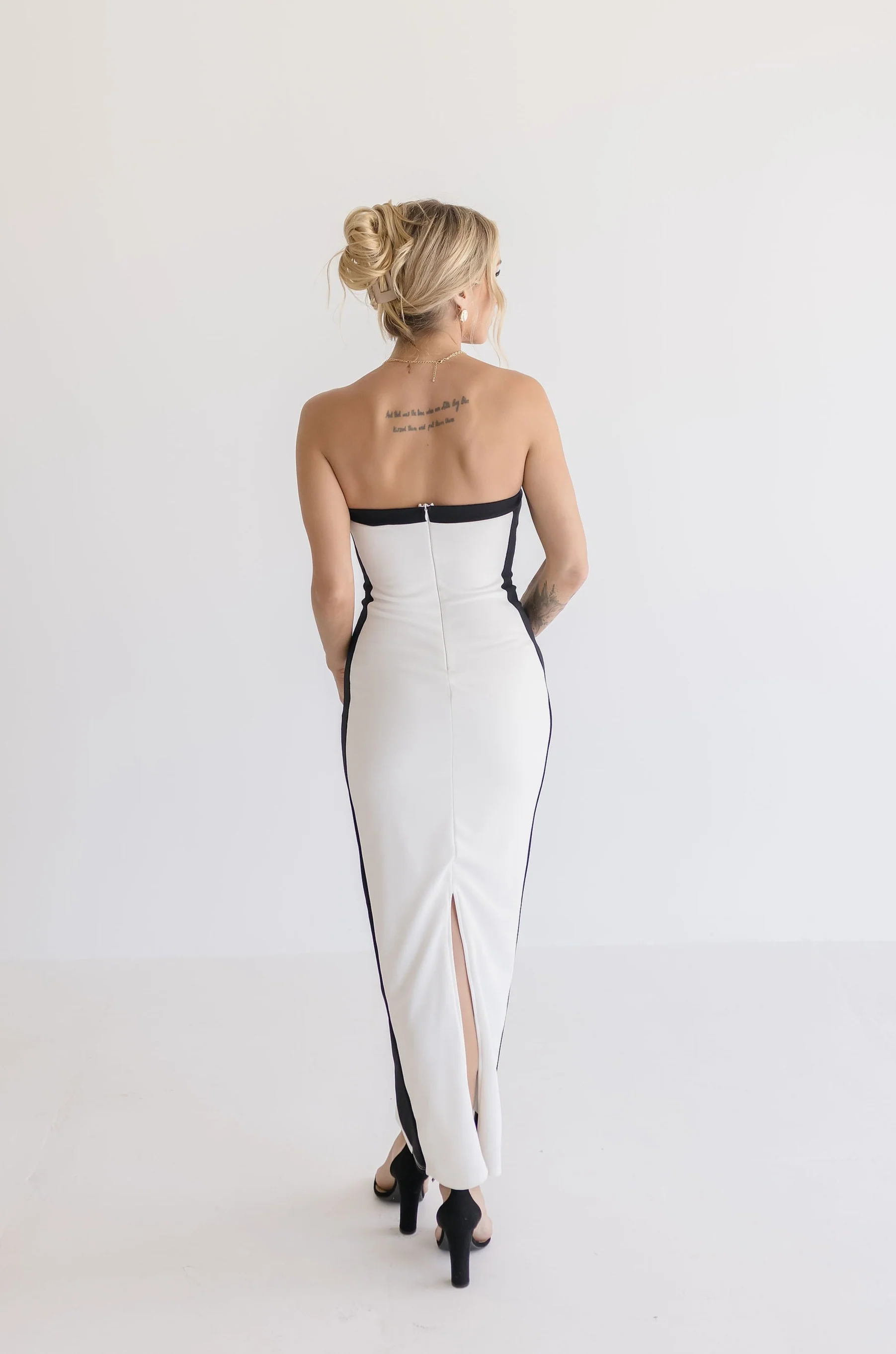 Courtney Sleeveless Bodycon Maxi Dress White