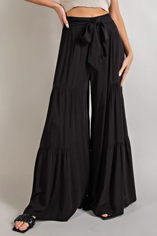 Bonnie Wide Leg Pants Black