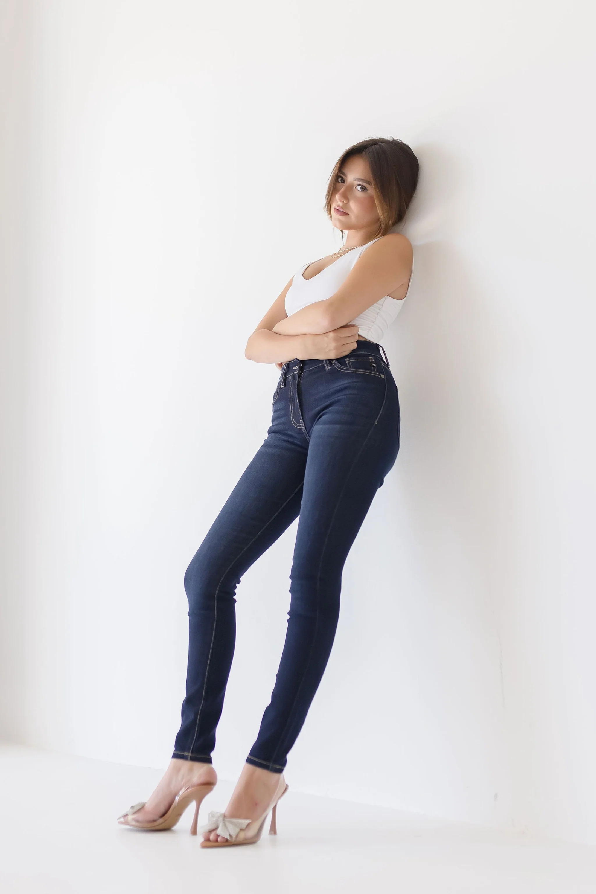 Darcy High Rise Skinny Jeans Dark Wash