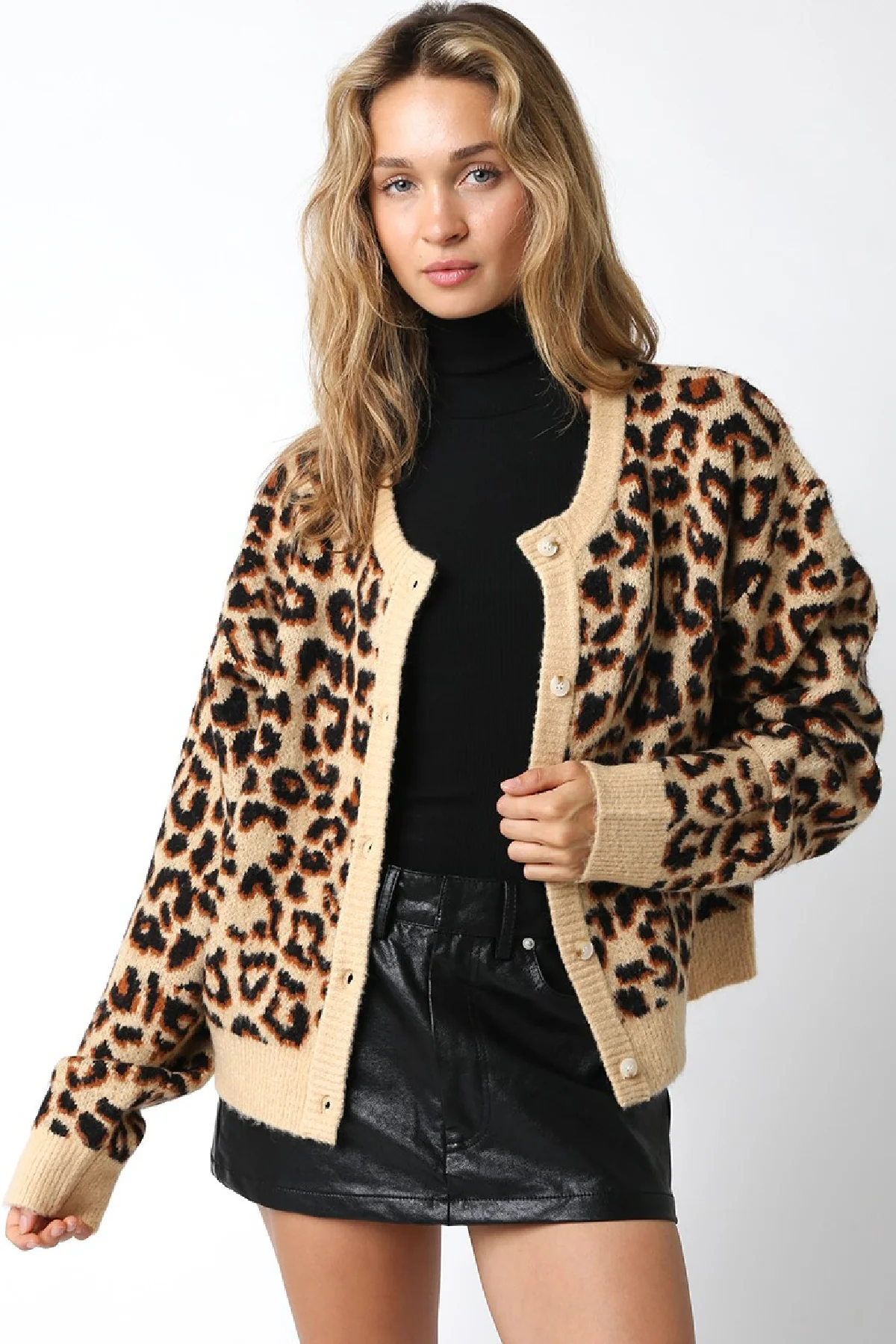 Waitlist 10/5 ♥ Winona Button Down Leopard Print Cardigan Brown