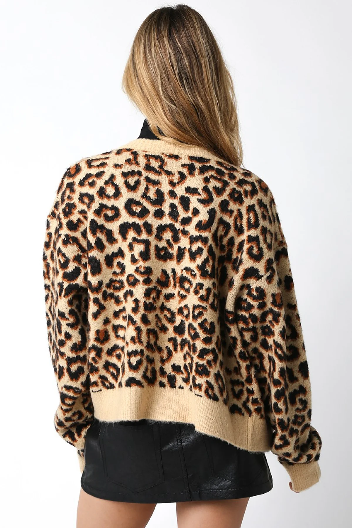 Waitlist 10/5 ♥ Winona Button Down Leopard Print Cardigan Brown