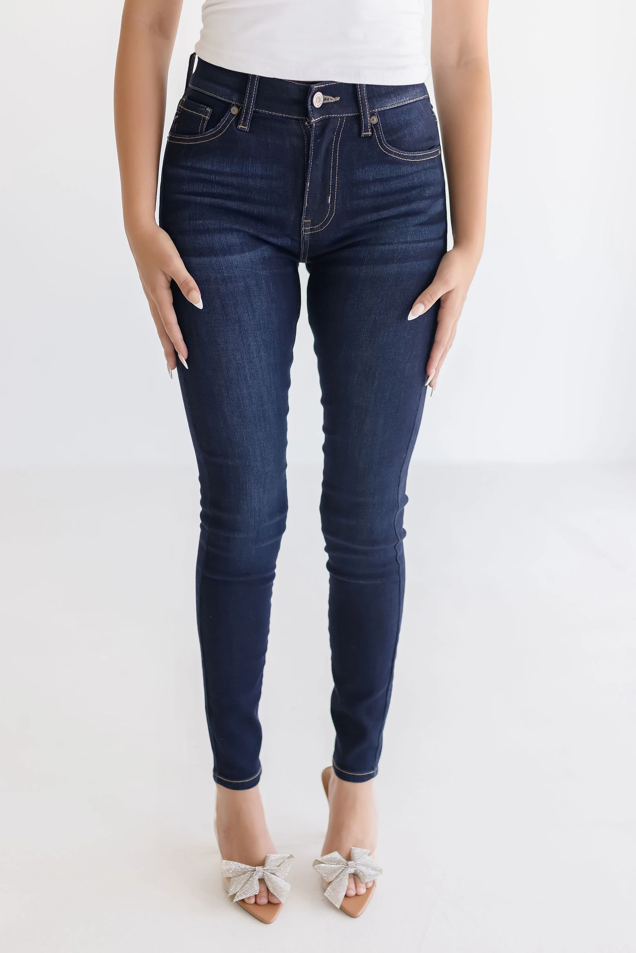 Darcy High Rise Skinny Jeans Dark Wash