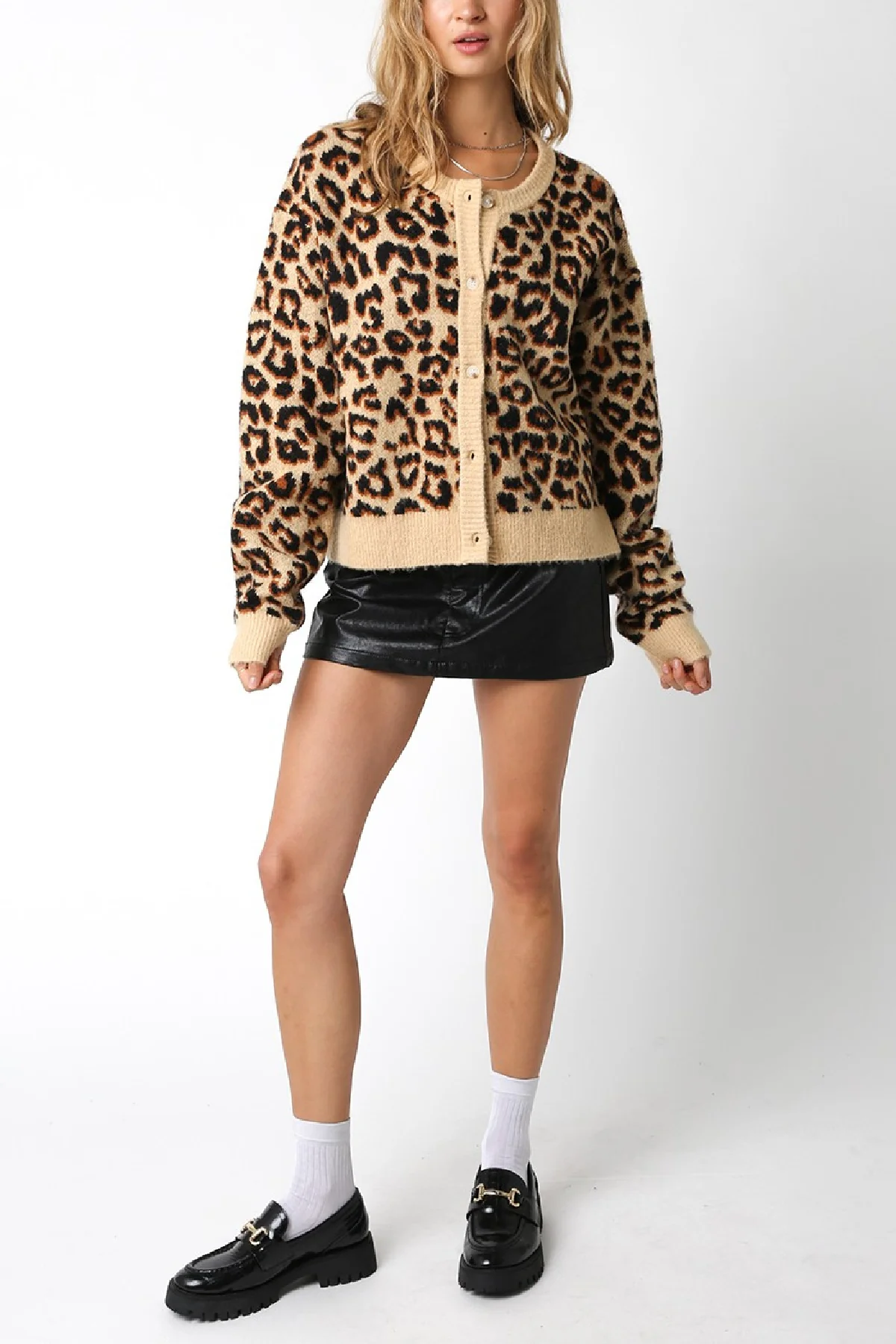 Waitlist 10/5 ♥ Winona Button Down Leopard Print Cardigan Brown