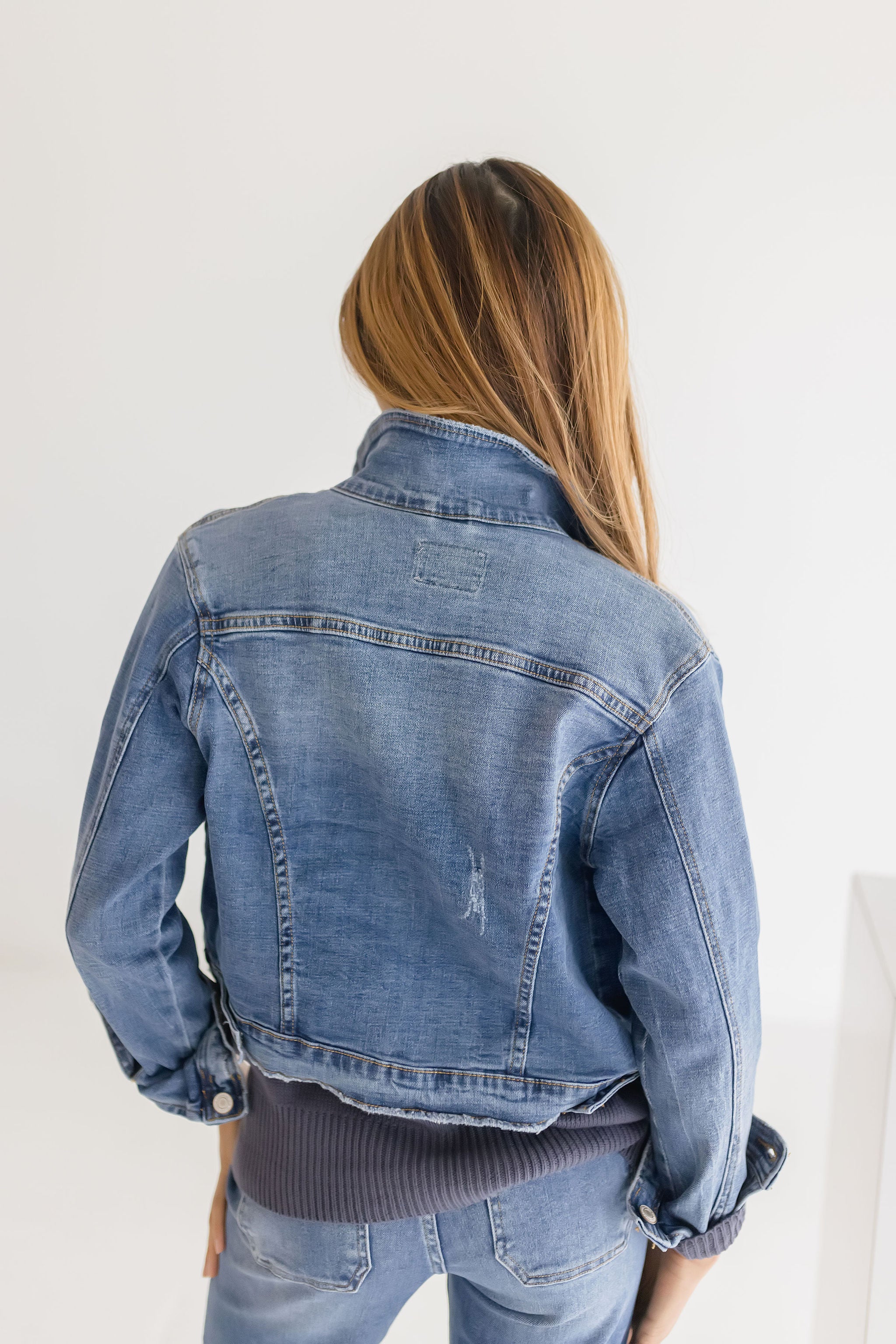 Rue Denim Jacket Medium Wash