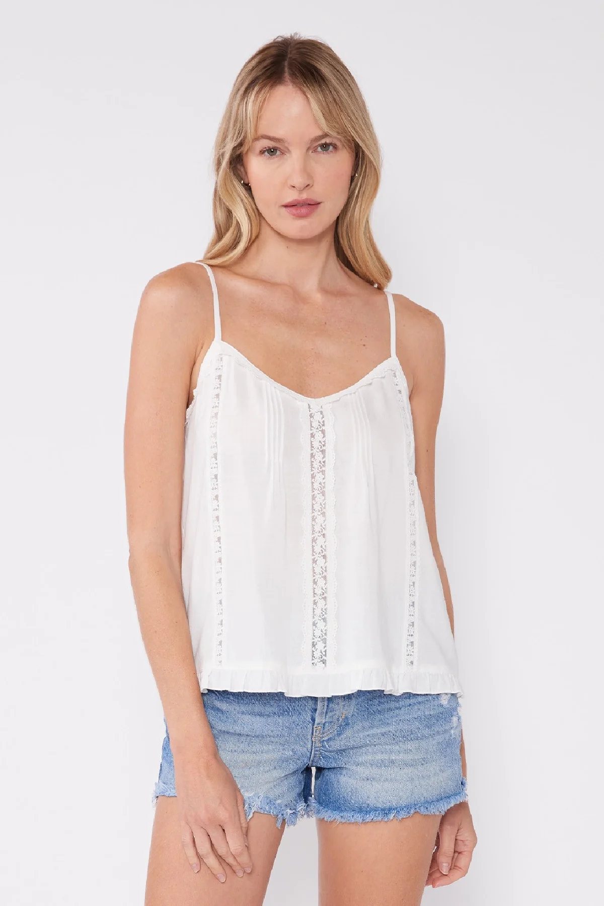 Raquel Sleeveless Top White