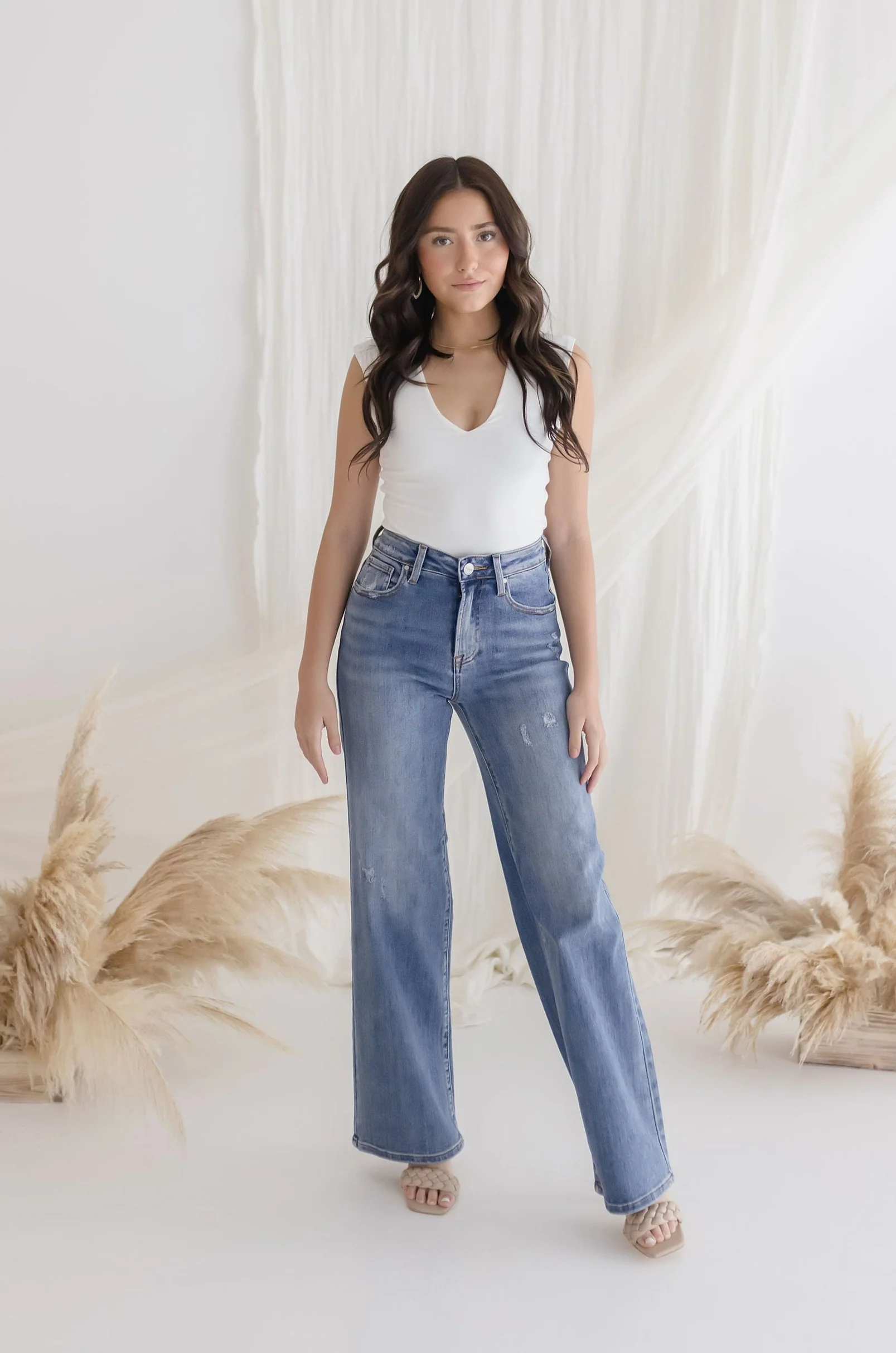 Jeanette Sleeveless Bodysuit White