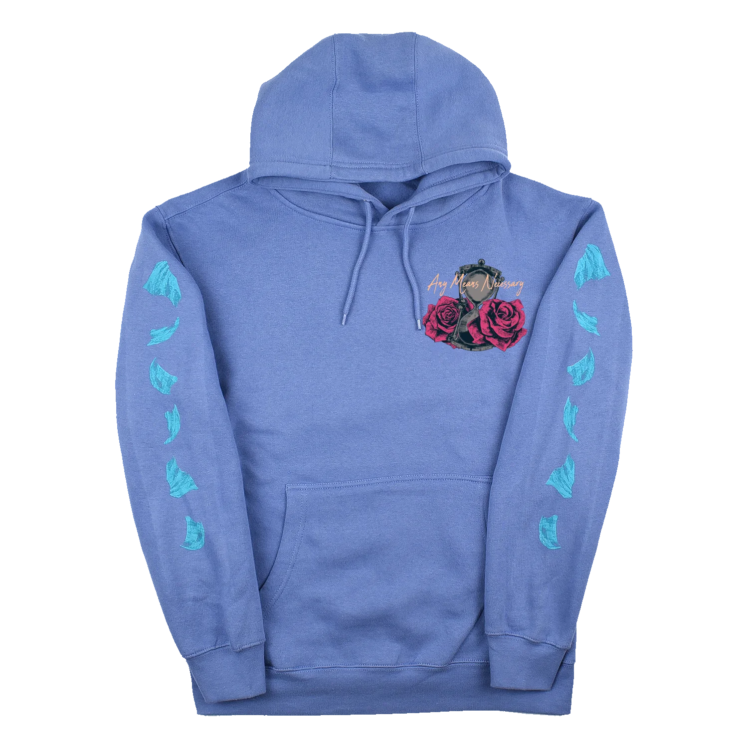 Fading Away Pullover Hoodie Colony Blue