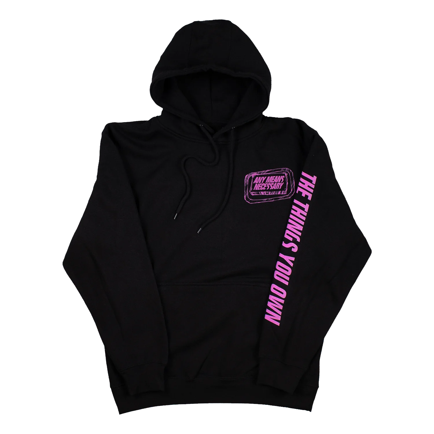 Fight Club Pullover Hoodie Black